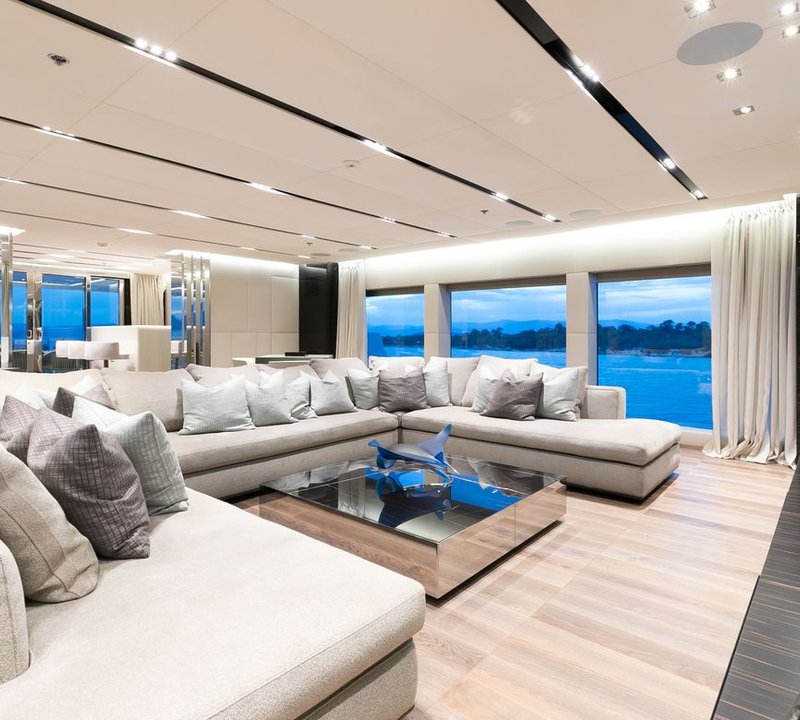 yacht interior seating